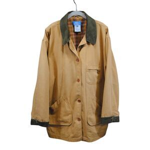 Natural Reflections Jacket Mens XXL Utility Flannel Lined Canvas